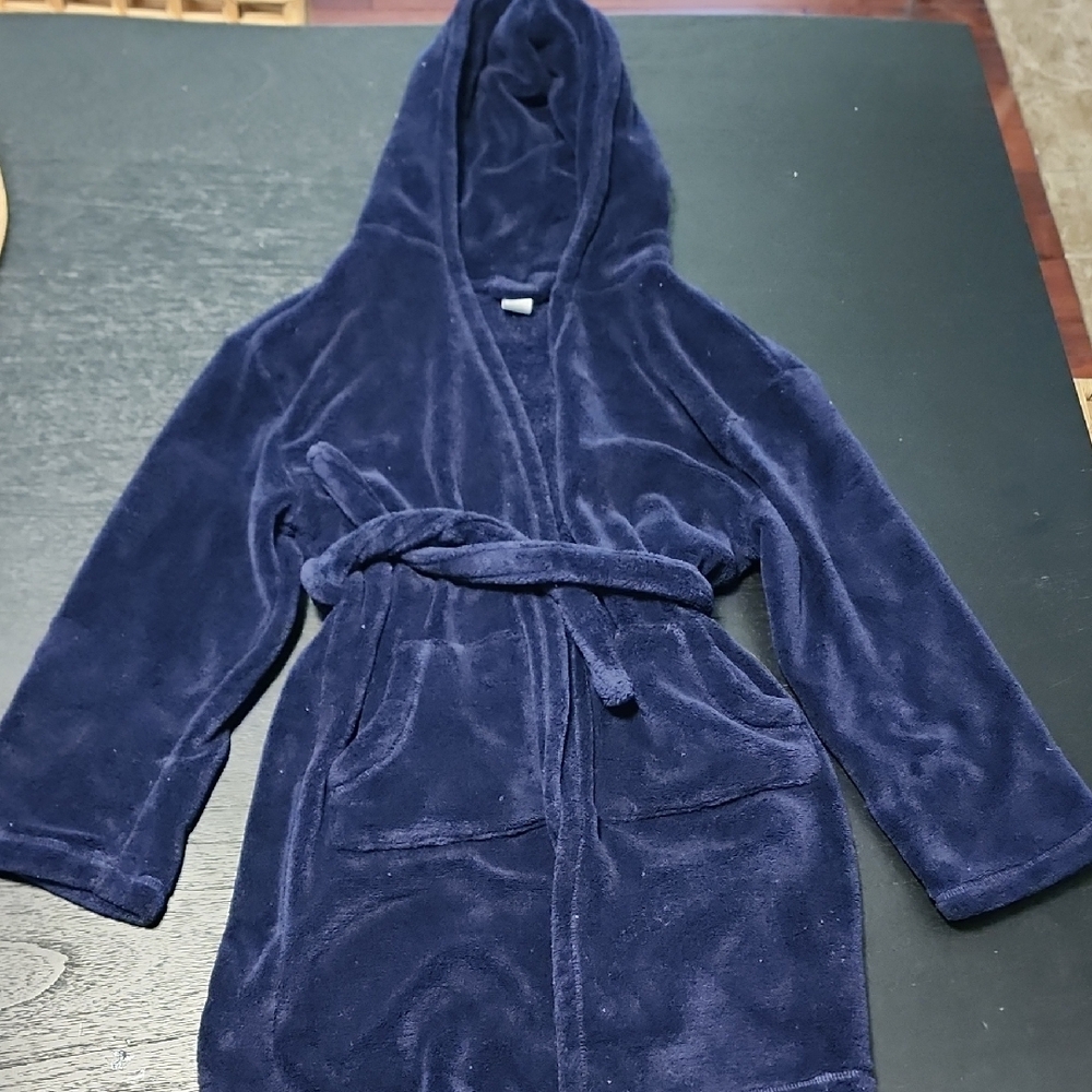 GAP Kids Navy Blue Hooded Robe